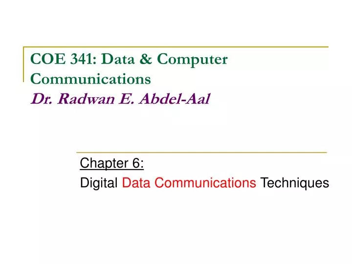 chapter 6 digital data communications techniques