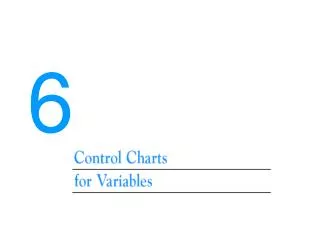 Control chart for variable