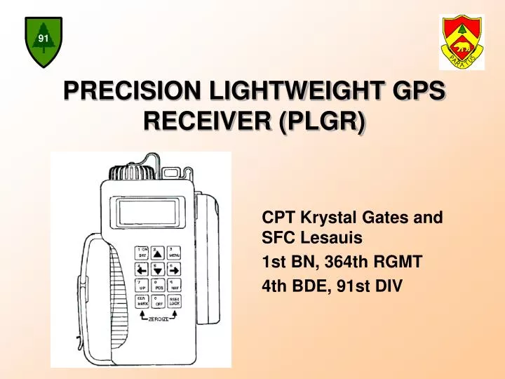 precision lightweight gps receiver plgr