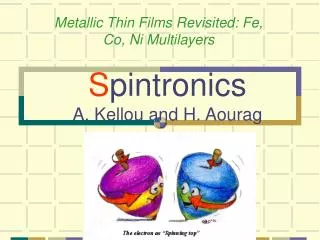 S pintronics A. Kellou and H. Aourag