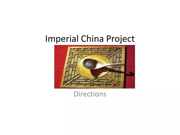 imperial china project