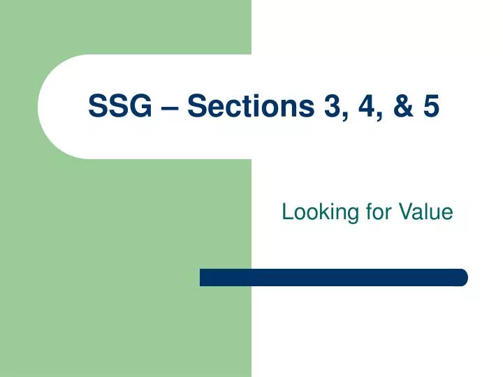 ssg sections 3 4 5