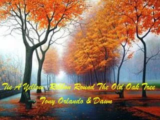 Tie A Yellow Ribbon Round The Old Oak Tree Tony Orlando &amp; Dawn