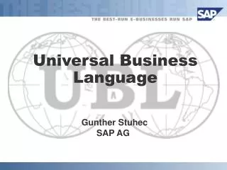 Universal Business Language