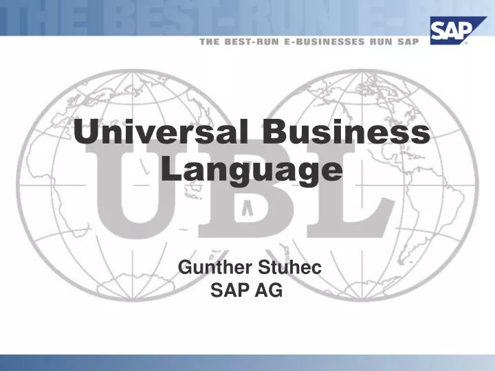 universal business language