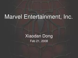 Marvel Entertainment, Inc.