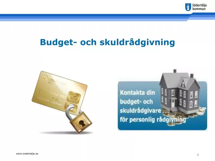 budget och skuldr dgivning