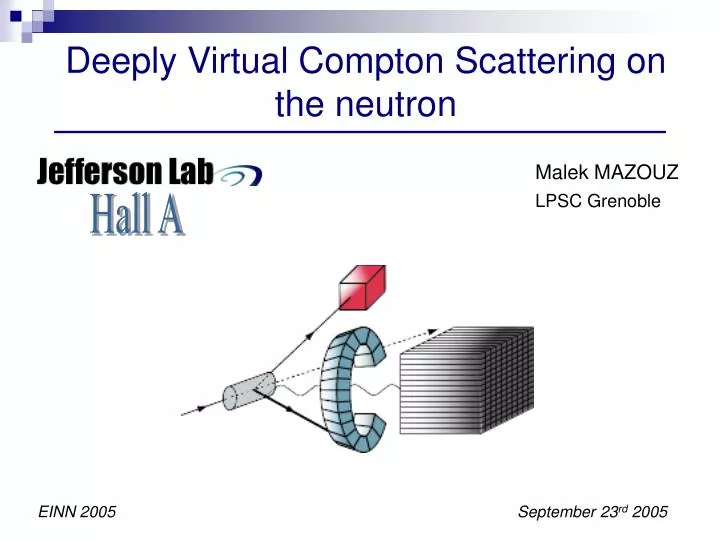 deeply virtual compton scattering on the neutron