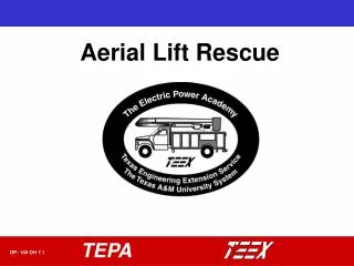 Aerial Lift Rescue