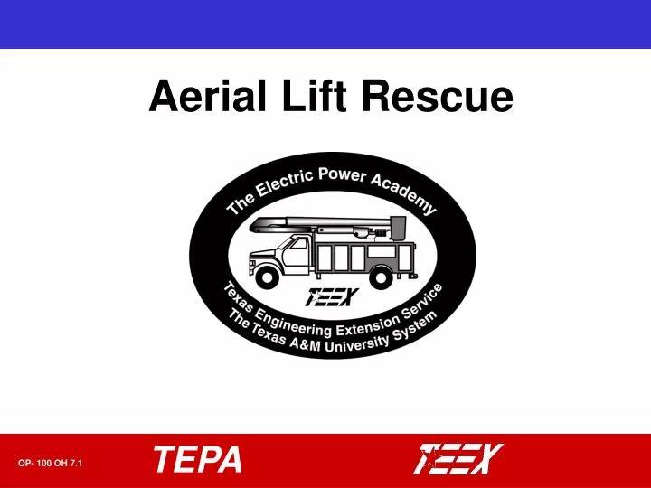 aerial lift rescue