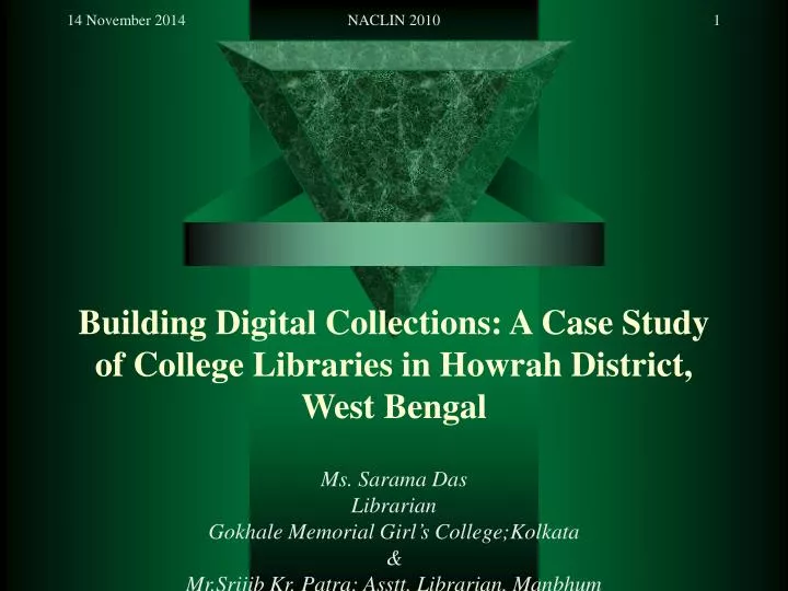 building digital collections a case study of college libraries in howrah district west bengal