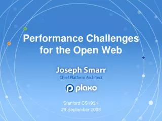 Performance Challenges for the Open Web
