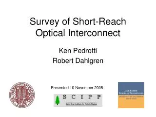 Survey of Short-Reach Optical Interconnect