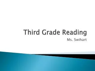 Third Grade Reading
