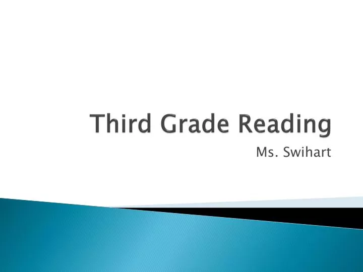 third grade reading