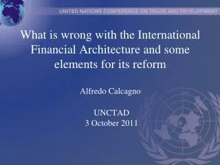 UNCTAD 3 October 2011