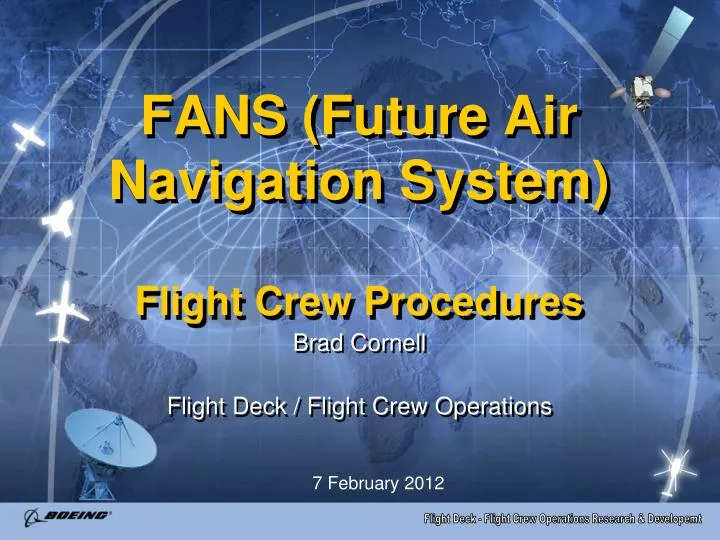fans future air navigation system flight crew procedures