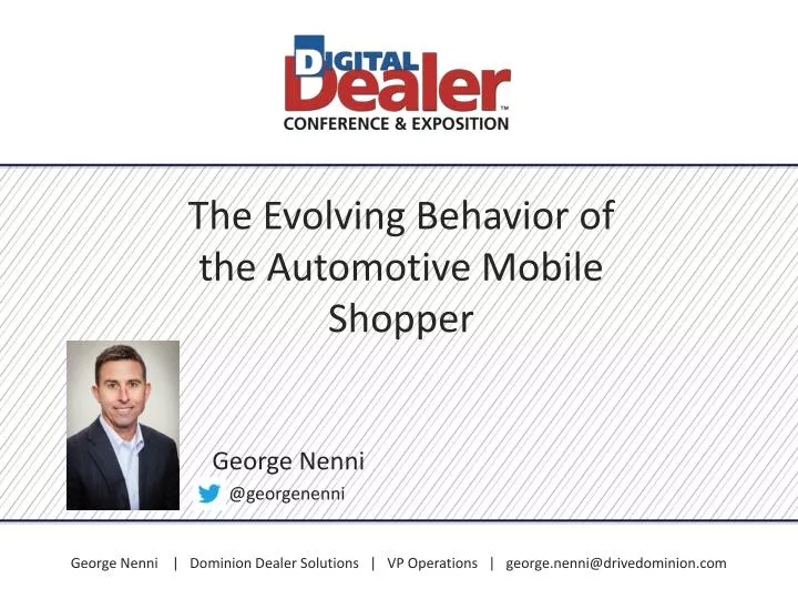 the evolving behavior of the automotive mobile shopper