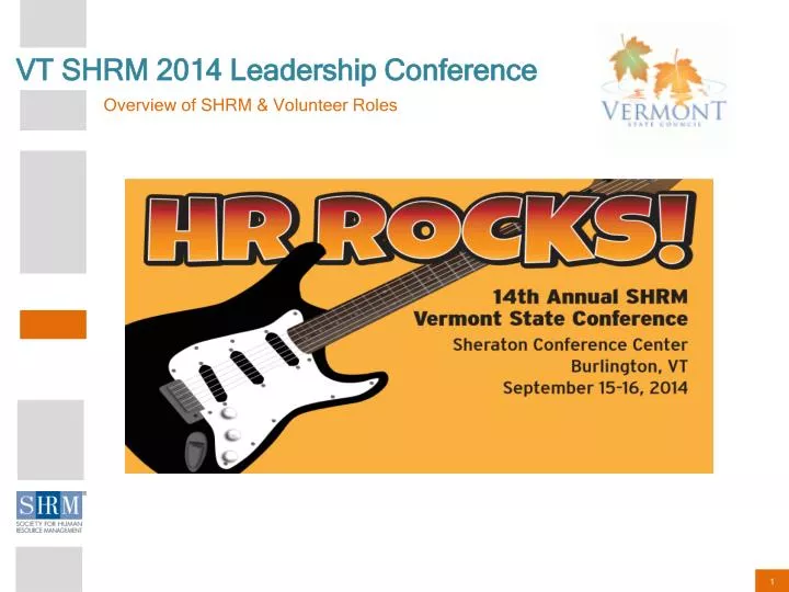 vt shrm 2014 leadership conference