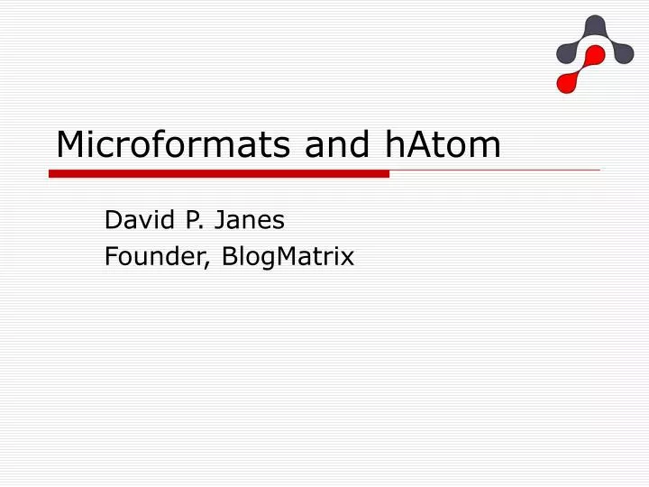 microformats and hatom