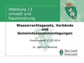 abteilung 13 umwelt und raumordnung