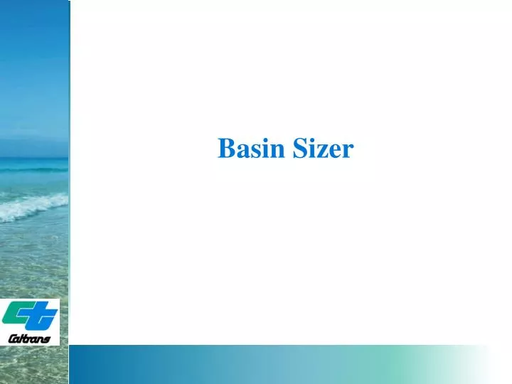 basin sizer