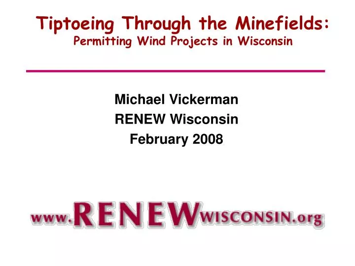 tiptoeing through the minefields permitting wind projects in wisconsin
