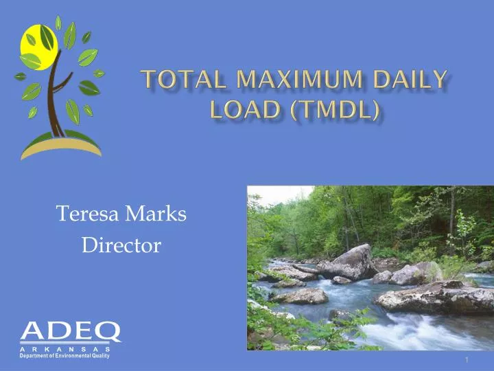 total maximum daily load tmdl