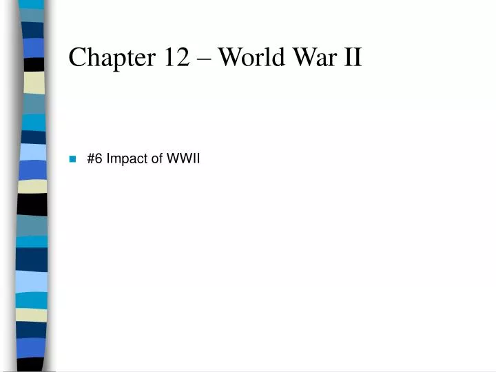 chapter 12 world war ii