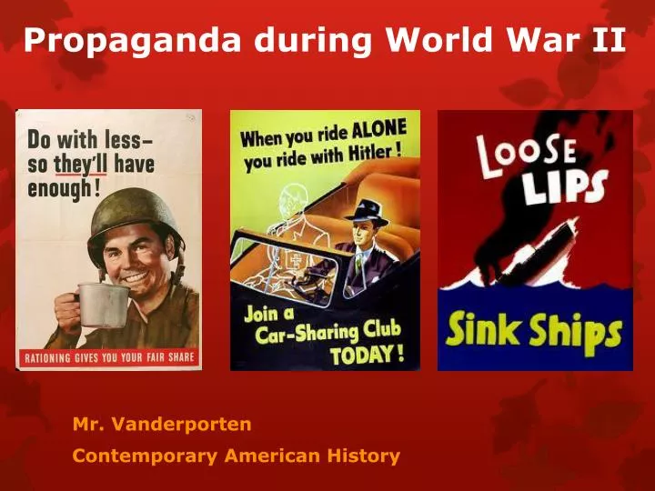 propaganda during world war ii