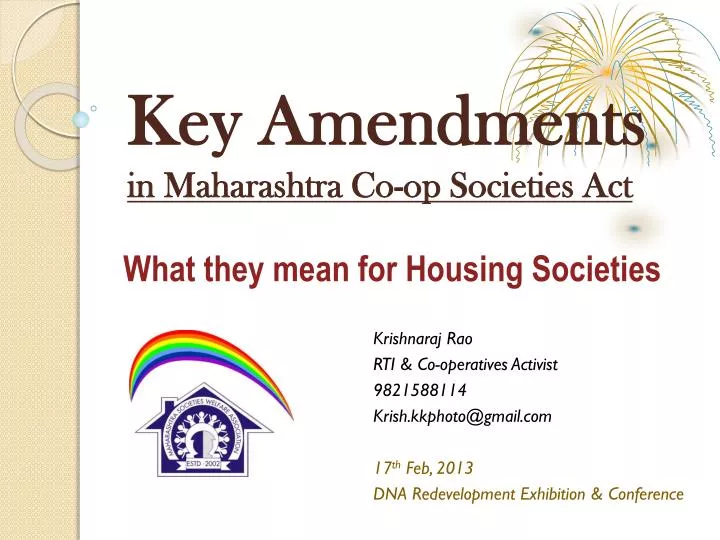 what they mean for housing societies