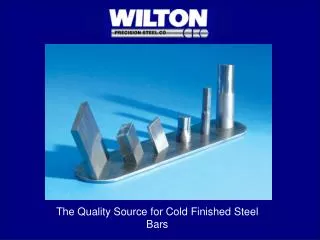 The Quality Source for Cold Finished Steel Bars