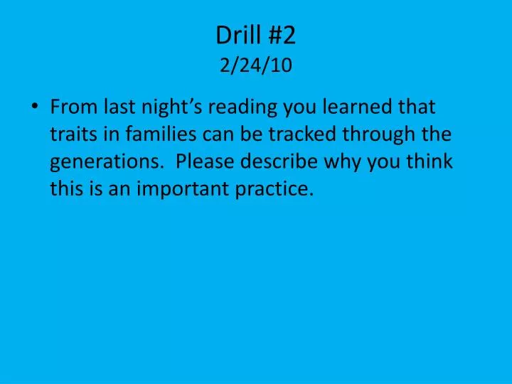 drill 2 2 24 10