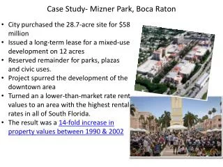 Case Study- Mizner Park, Boca Raton