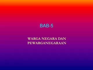 bab 5