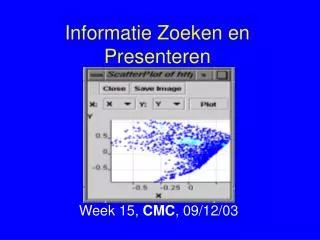 informatie zoeken en presenteren