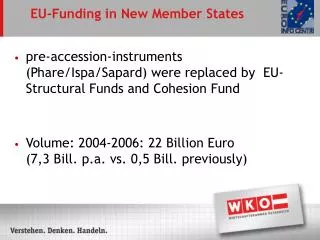EU-Funding in New Member States