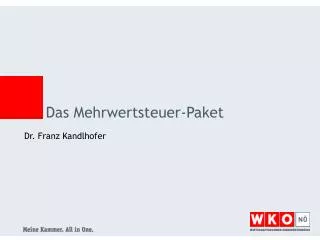 das mehrwertsteuer paket