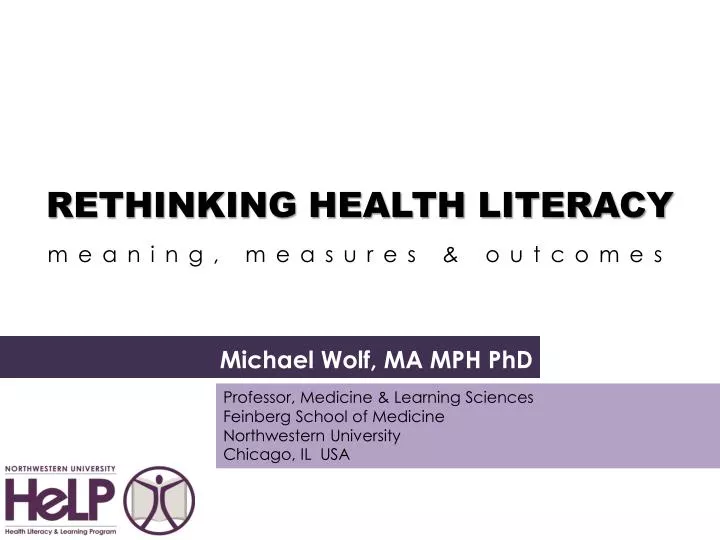 rethinking health literacy a meaning measures outcomes