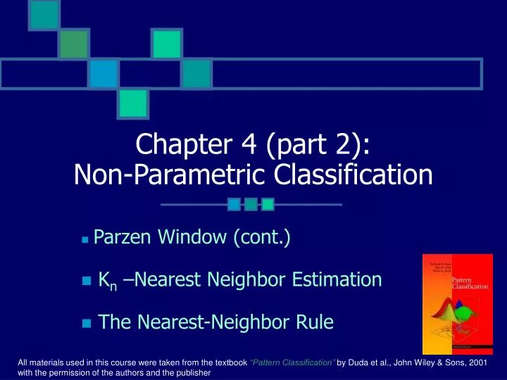 chapter 4 part 2 non parametric classification