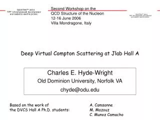 Deep Virtual Compton Scattering at Jlab Hall A
