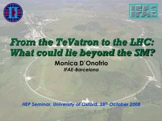 From the TeVatron to the LHC: What could lie beyond the SM?
