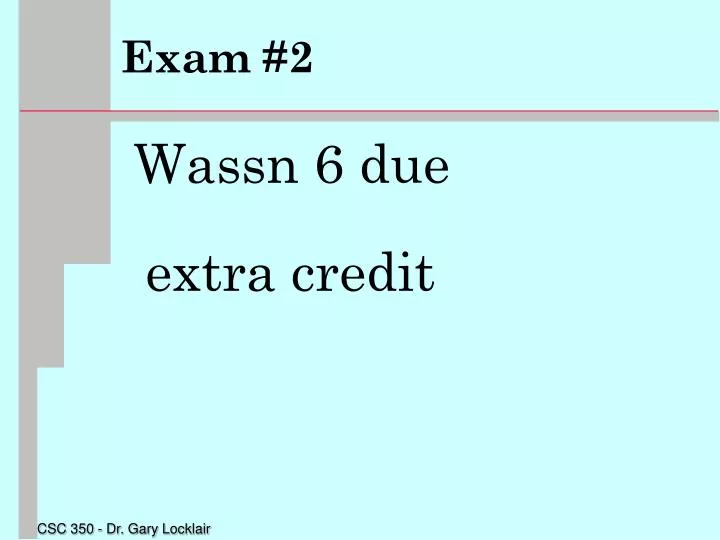 exam 2