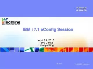 IBM i 7.1 eConfig Session