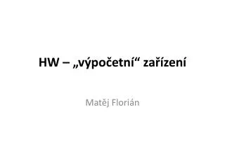 hw v po etn za zen