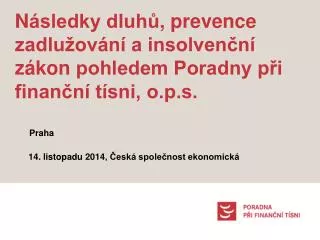 n sledky dluh prevence zadlu ov n a insolven n z kon pohledem poradny p i finan n t sni o p s