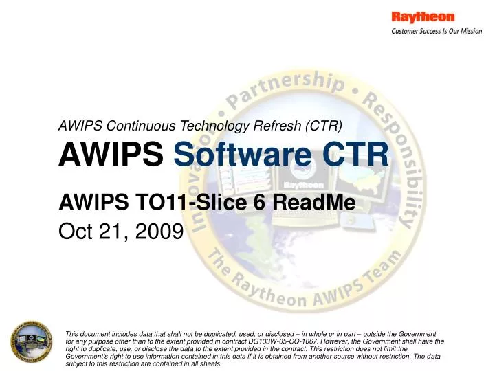 awips continuous technology refresh ctr awips software ctr