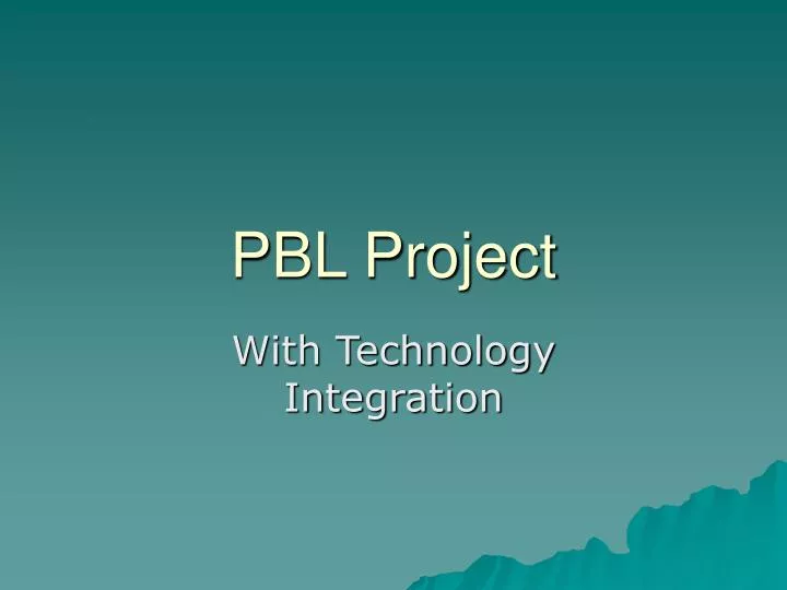 pbl project