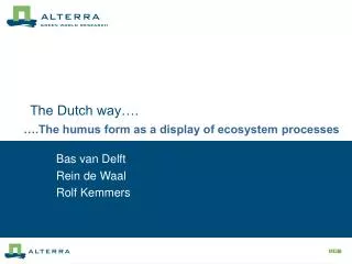 the dutch way