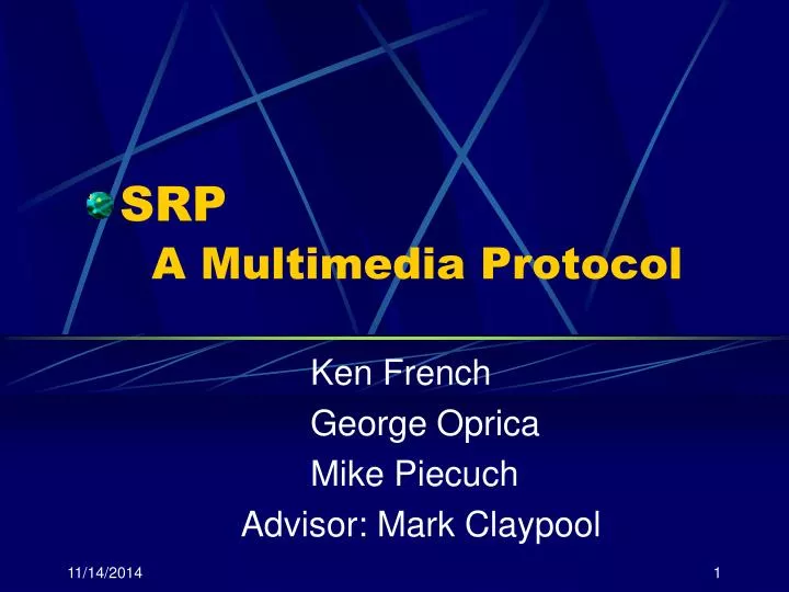 srp a multimedia protocol